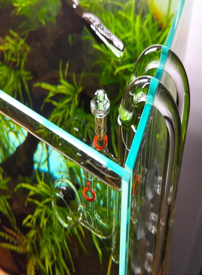 JARDLI Mini Lily Pipe Set Spin Outflow with Surface Skimmer and Inflow for Nano Long Shallow Tanks (17mm for 5/8'' i.d. (16/22mm) tubing) - Image 5